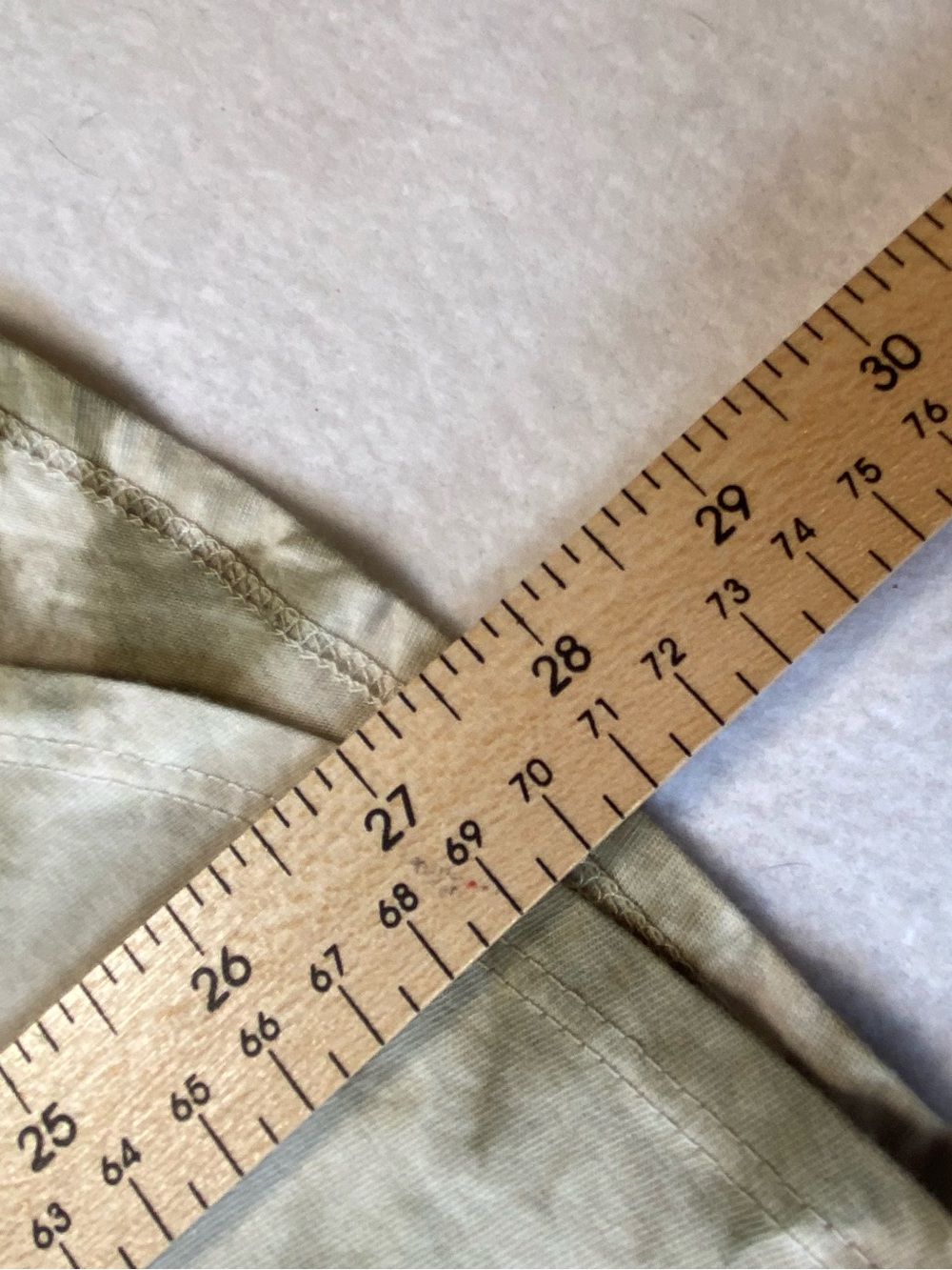 Peach Love‎ California NWOT 100% Cotton Olive Tie-Dye Tee Small Boho Oversized - Picture 13 of 13